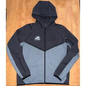Nike Tech Fleece Full Zip Hoodie Mens‎ Large Grey Charcoal CU4489-016 Patch